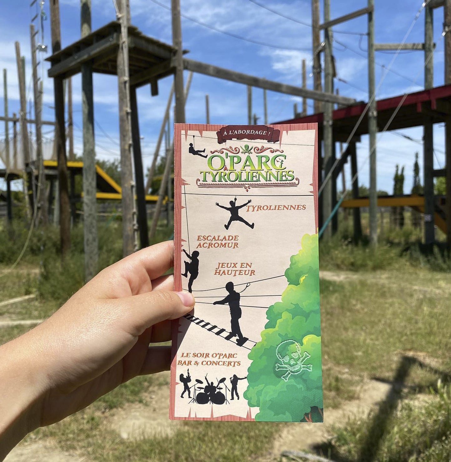 Flyer | O'Parc à Tyroliennes