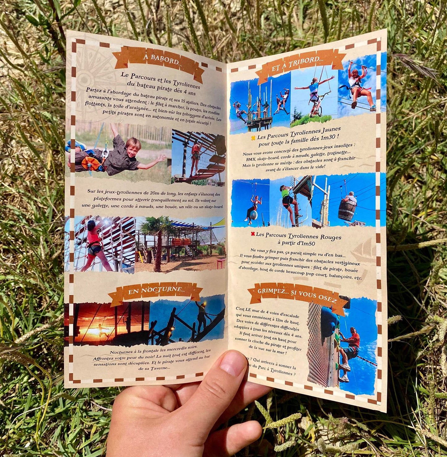 Flyer | O'Parc à Tyroliennes