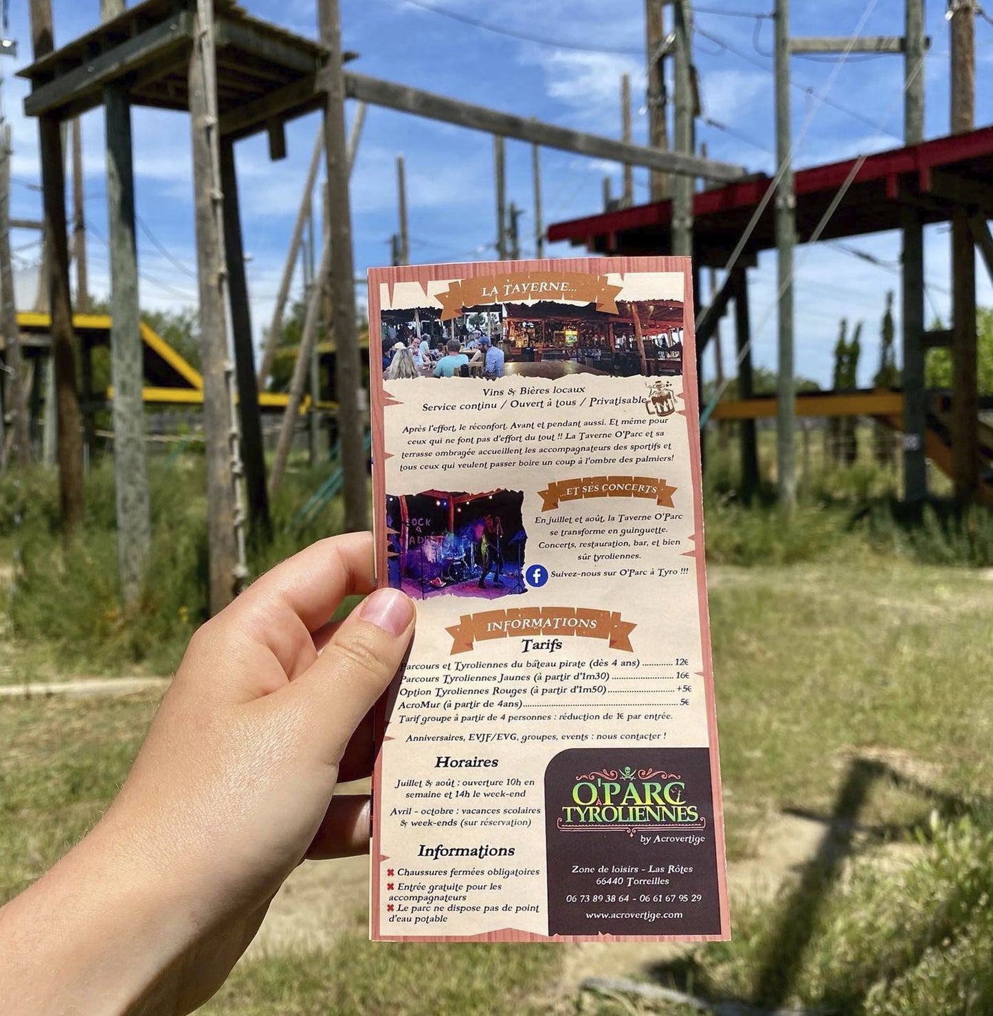 Flyer | O'Parc à Tyroliennes