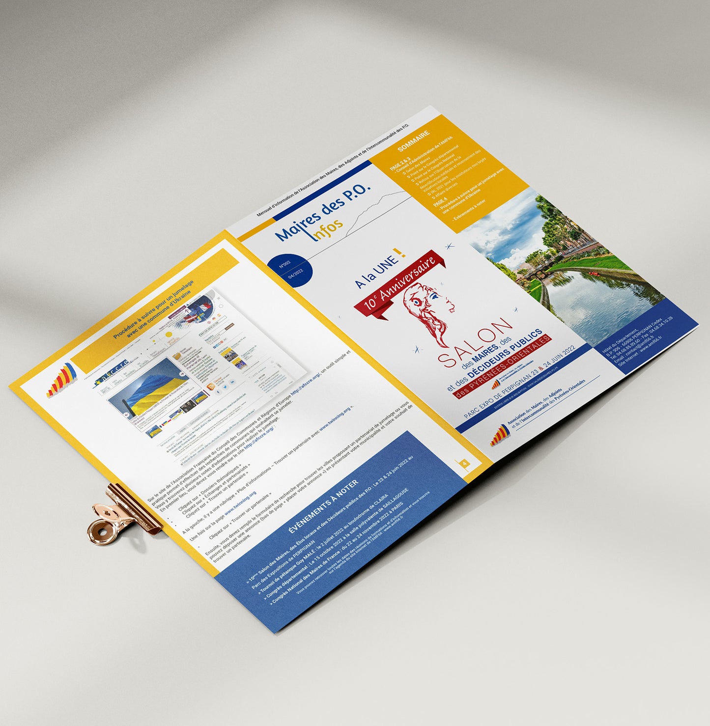 Gabarit journal d'information | Association des Maires de France des Pyrénées-Orientales