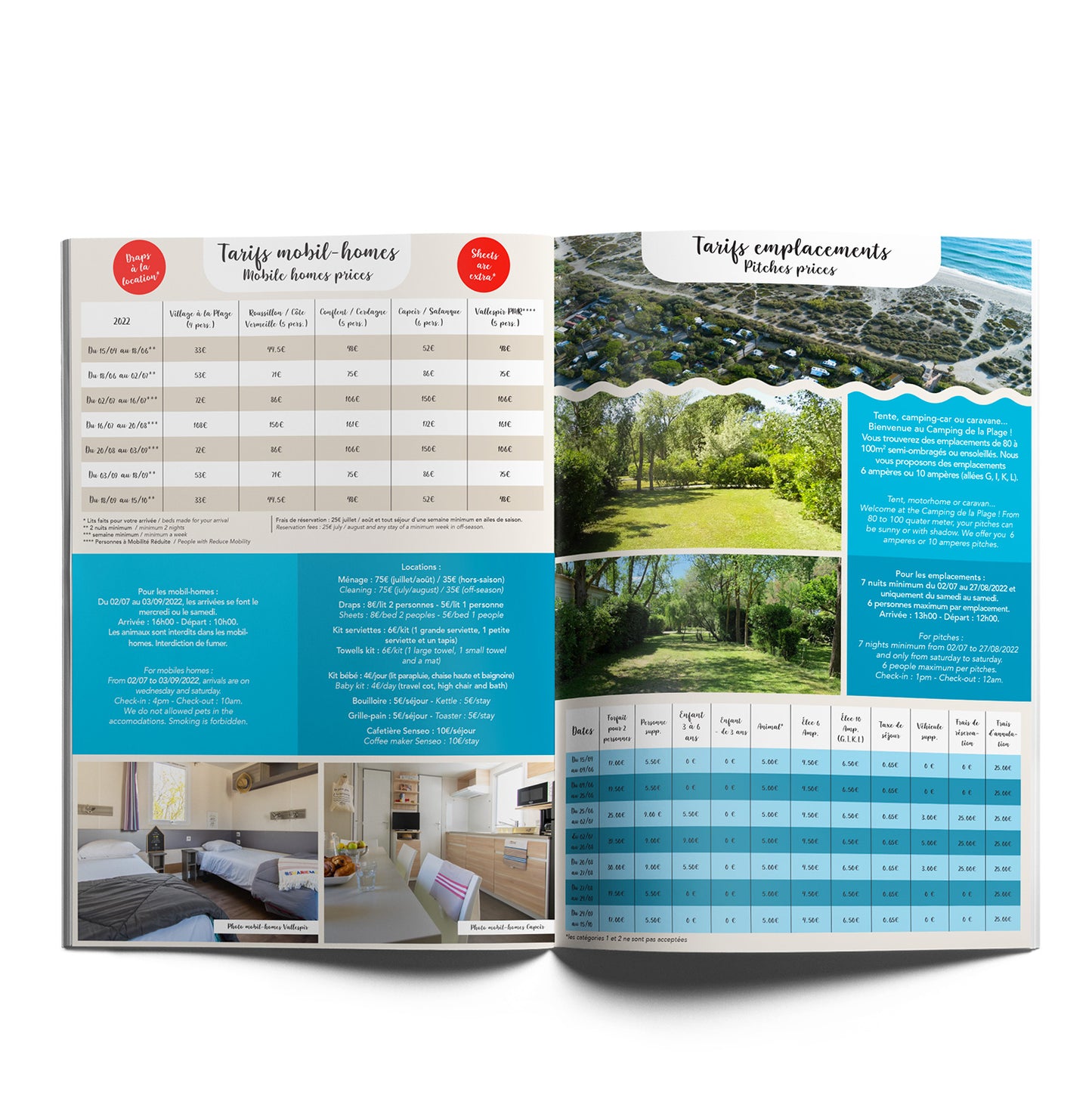 Brochure | Camping de la Plage 2022